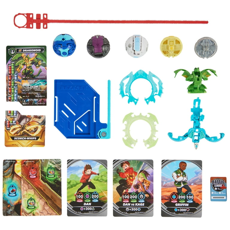 Bakugan Battle 5-Pack Spinning Action Figures, Special Attack