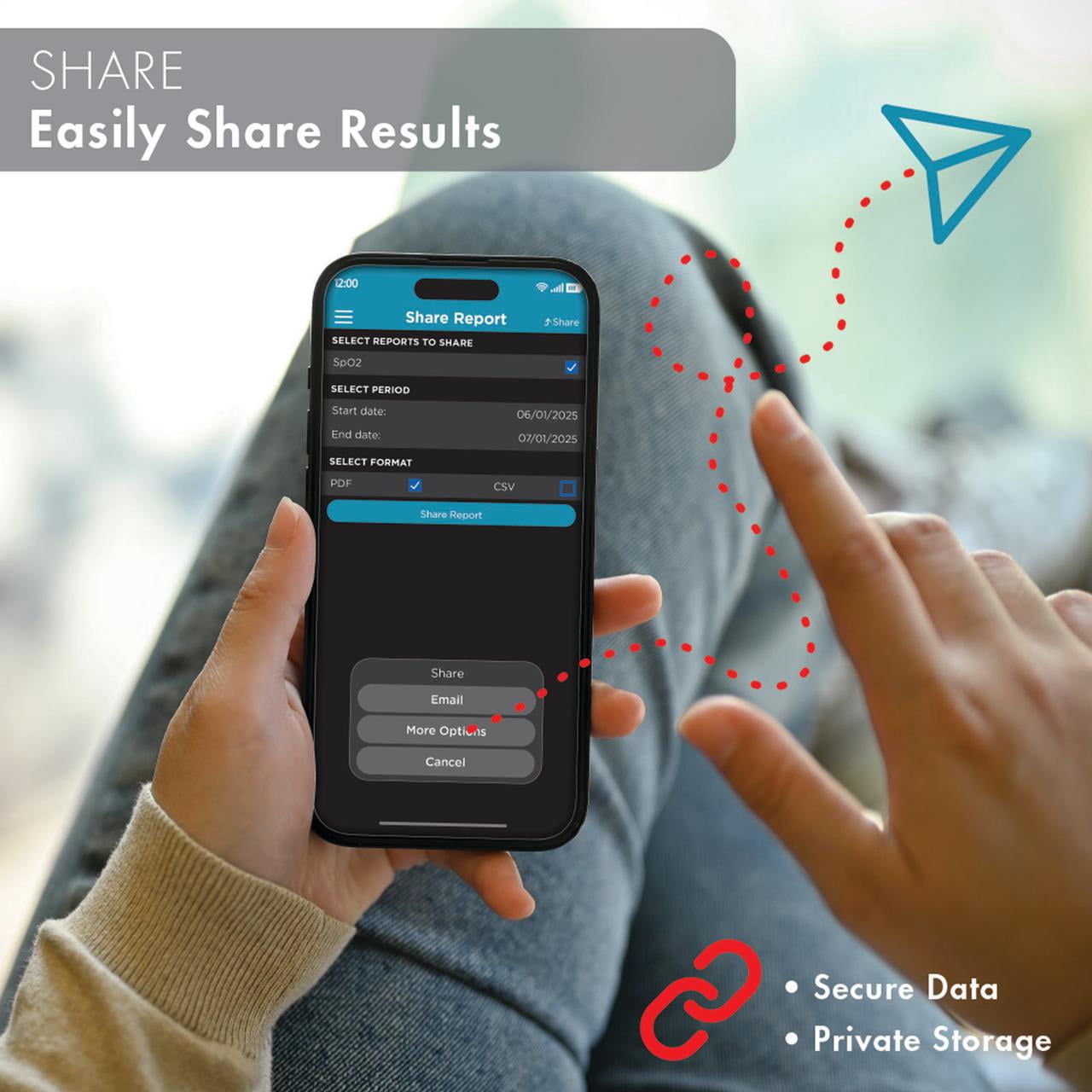 Trackstar Infrared Rotating Thermometer | Monitoring App | Measure, Track, Share