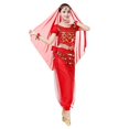thumbnail image 1 of Traje de actuación de danza del vientre, danza india, traje de baile con lentejuelas, traje de actuación en el escenario, traje de actuación en el escenario del festival., 1 of 1