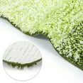thumbnail image 4 of Unique Bargains 1 Pcs Polyester Bathroom Mat Non Slip Soft Bath Mats Rugs Machine Washable Gradient Green 60x40cm, 4 of 6