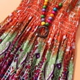 thumbnail image 6 of URMAGIC Girls Bohemian Dresses Floral Sleeveless Rainbow Beach Sundress 2-10 Years, 6 of 8