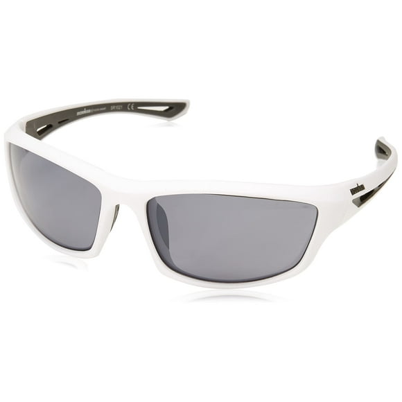 Ironman 1902 Wrap-Around Sport Sunglasses for Men, Matte White, 61mm