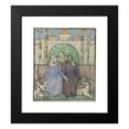 thumbnail image 2 of Bernard Willem Wierink 15x17 Black Modern Framed Museum Art Print Titled - Seated Couple (1937), 2 of 5