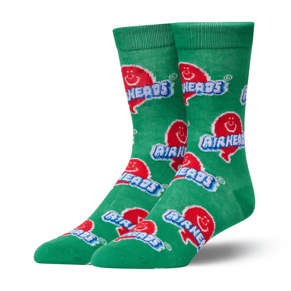 Airheads Green Men's Crew Socks