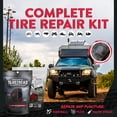thumbnail image 2 of GlueTread Complete Off-Road Tire Repair Kit | Repair Any Kind of Tire Puncture | Includes Sidewall Tire Repair Patches, Plugs and One Colby Emergency Valve Stem | Improved Rubber Cures in 10 Minutes, 2 of 8