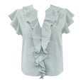 thumbnail image 1 of GEORGE G BLUSA CV MC OLANES LISA SAGE, 1 of 4