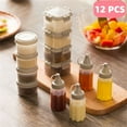 thumbnail image 4 of 12Pcs Portable Spices Bottle Transparent Sauce Seasoning Box Mini Squeeze Bottles Kitchen Bbq Spice Jar With Lid, 4 of 6
