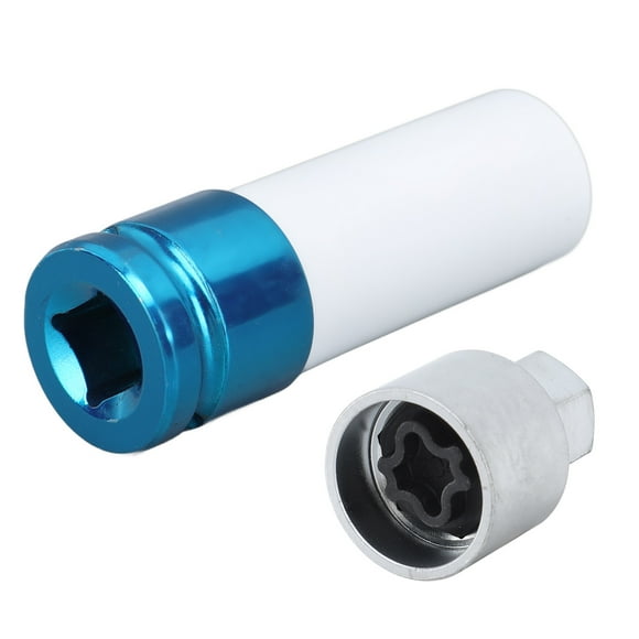 Wheel Bolt Lock Nut Key Anti Theft Lug Nut Screw Removal Wheel Locking Nut Key Replacement for Benz Number 304 With Sleeve