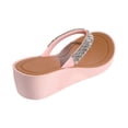 thumbnail image 4 of Elli by Capelli Girls' Rhinestone Flip Flop Sandals Color: Blush Size: 12/13, 4 of 4