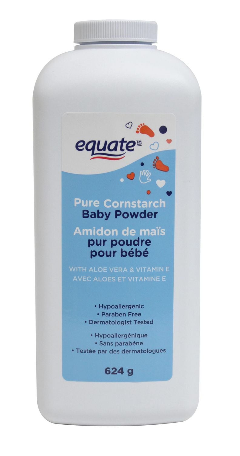 Equate Pure Cornstarch Baby Powder - Aloe