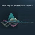 thumbnail image 6 of NFTIGB Guitar String Muter Noise Damper Adjustable Acoustic Guitar Silencer 3.94 inches / 10.0 cm Professional String Instrument Muffler for Home Music Salon Studio Practice, 6 of 9