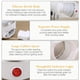 thumbnail image 5 of Lámpara de escritorio decorativa, lámpara de noche LED con forma de luna a pilas, luz de noche blanca cálida, decoración de mesa para Navidad, hogar, dormitorio, Ramadán - Blanco A, 5 of 5