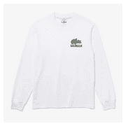 Lacoste X Minecraft Printed T-Shirt in Cotton with Long Sleeves, 3XLarge