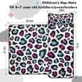 thumbnail image 5 of White and Colorful Of Leopard Print Toddler Nap Mats for Kids Preschool,Sleeping Mat Bag or Kids,Toddler Sleeping Bag,Toddler Nap Mat or Daycare, 5 of 6