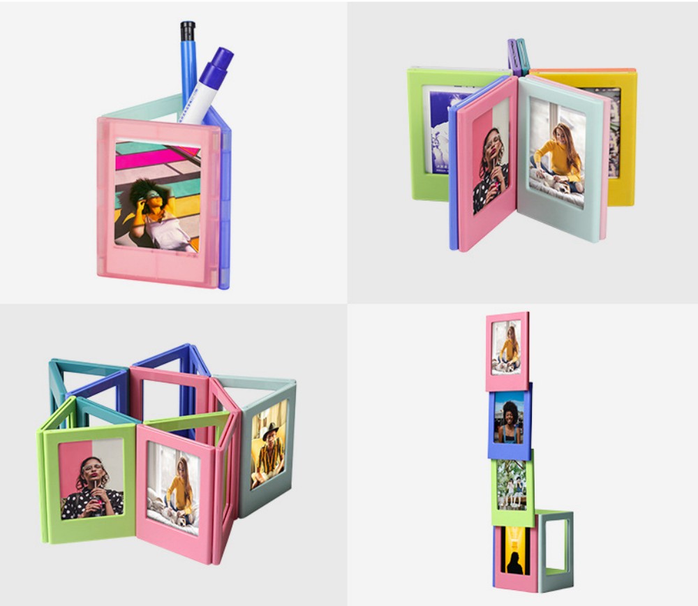Cadres Photos Magnétiques Pour Frigo - 10 Pièces, Transparents, 9,5 X 6,5 Cm