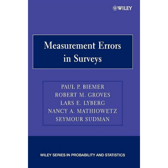 Wiley Probability and Statistics Measurement Errors in Surveys, (Paperback)