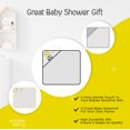 thumbnail image 3 of Modern Baby Hooded Baby Towels 3 Pack Set of Infant Girl Baby Bath Towels, 3 of 7