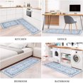thumbnail image 5 of Boho Kitchen Rugs Set 2 Piece Farmhouse Kitchen Rugs and Mats Non Skid Washable Anti Fatigue Floor Comfort Mats Kitchen Mats for Floor Cushioned Standing Mat, 17'''' x 47'''' + 17'''' x 30'''', 5 of 6