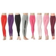 thumbnail image 4 of Leggings Femmes Doux pour la Peau Longs Pantalons Multicolores Filles Chauds Doux Coupe-Vent Élasticité Accessoires de Robe Intérieur Chambre Jujube Rouge Jujube Rouge Einzelban, 4 of 9