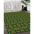 thumbnail image 3 of Ahgly Company Machine Washable Indoor Rectangle Transitional Olive Drab Green Area Rugs, 7' x 9', 3 of 7