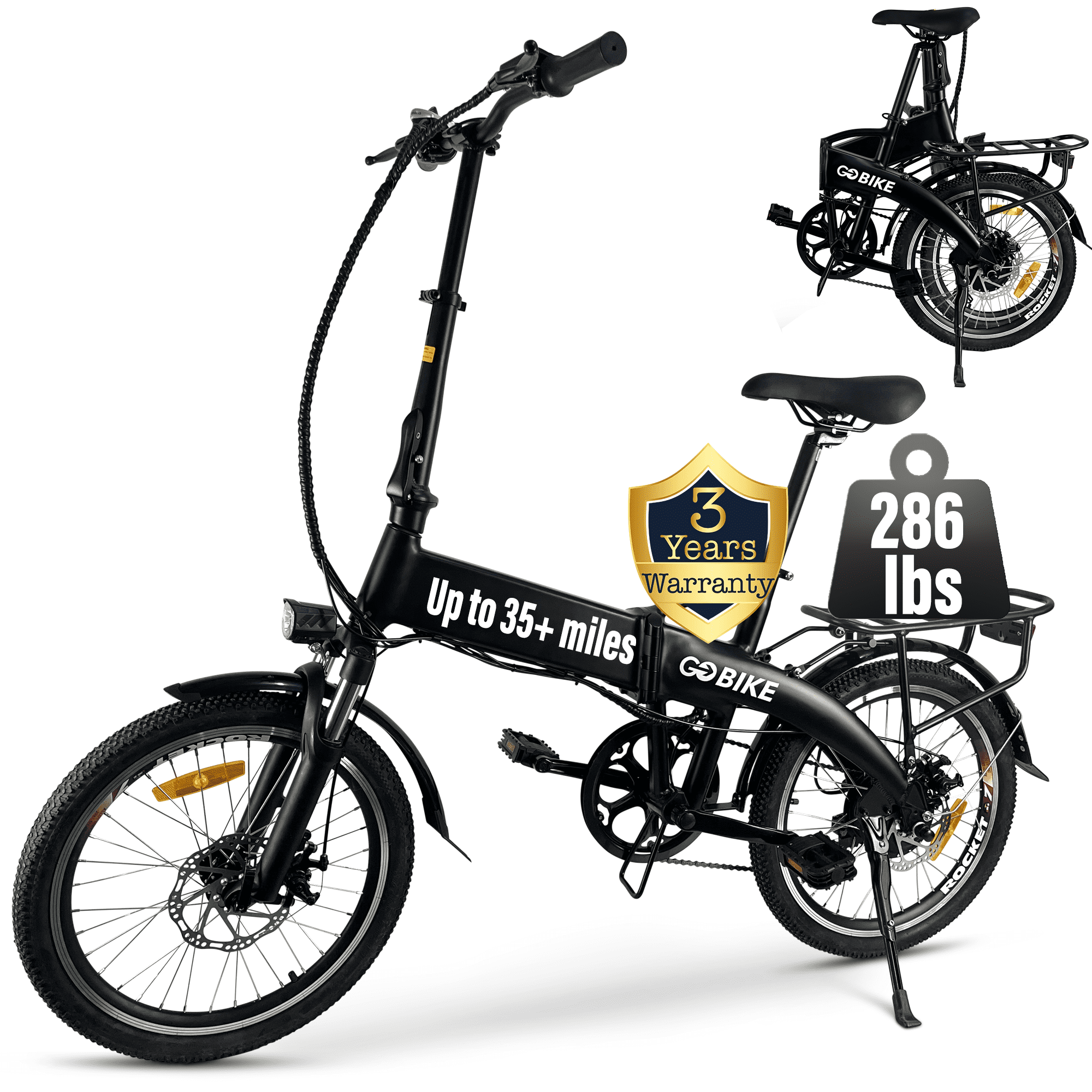 Folding Electric Bike, Long Range e bikes for Adults, Foldable Electric