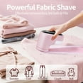 thumbnail image 6 of Humitech 6-Blade Fabric Shaver and Lint Remover, Rechargeable with LED Display & 3 Spare Heads for Sweaters, Coats, Blankets, 6 of 7