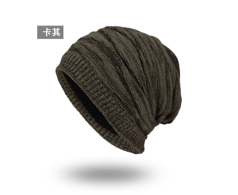 BR Knit Slouchy Baggy Beanie Oversize Winter Hat Ski Slouchy Cap Skull 