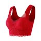 thumbnail image 1 of Gibobby Brasieres anchos de espalda Copa completa fina y cómoda para mujer, sin aros, par de soporte superior, sujetador de pecho, chaleco(Rojo,XL), 1 of 4