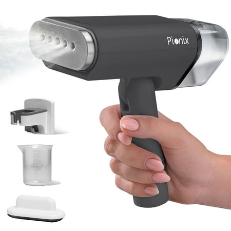 Pionix Handheld Garment Steamer - Foldable Handheld Steamer Clothes, 2-in-1 Horizontal & Vertical Fabric Steamer, Portable Hand Held Steamers for Clothes, 1000W Steam Press for Home & Travel