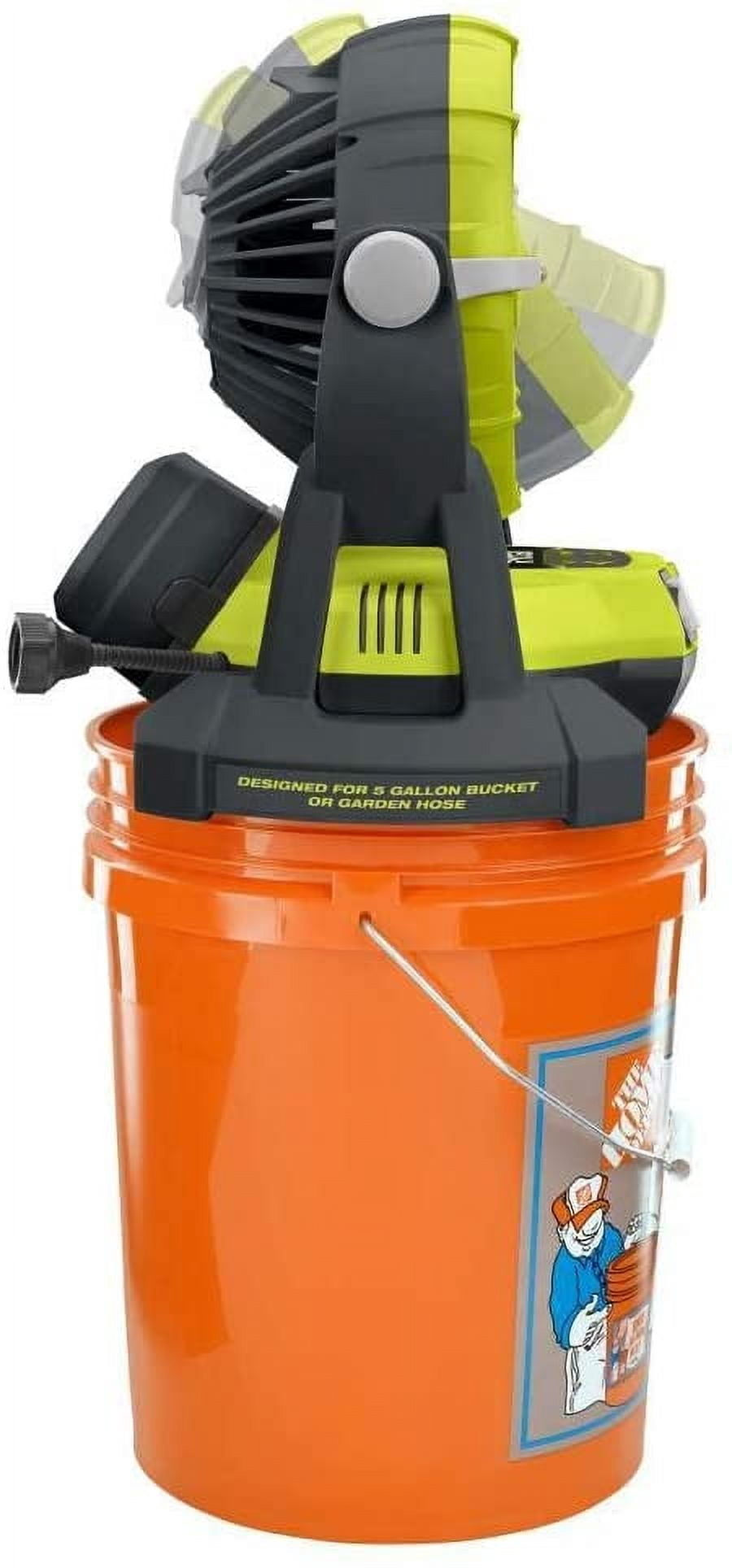 Ryobi ONE+ Misting Capability with 2 Brass Nozzlesl Misting Fan