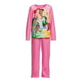 thumbnail image 4 of Girls Licensed Character Long Sleeve Top and Pants Sleep Set,  2-Piece, Sizes 4-12, 4 of 6