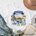 thumbnail image 7 of Artistic Alaska State Themes and Landmarks T-Shirt, Tee for History and Travel Lovers, 7 of 7