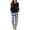 Black, variant on Weebloom Women's Pajamas Long Sleeve Crew Neck Comfy With Pockets Cotton Women Pajama Sets Homewear L
