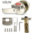 thumbnail image 3 of ADA Door Lock with Indicator in Satin Nickel Left-Handed, 3 of 4