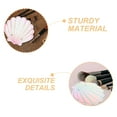 thumbnail image 4 of 2 Pcs Palette de Colle pour Extensions de Cils en Forme de Coquille, Tampon d'Outil de Greffage de Cils en Acrylique, Support de Colle Adhésive pour Fournitures d'Extension de Cils, 4 of 9