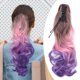 thumbnail image 5 of Gradiente 3 Colores Clip de Garra Extensiones de Peluca de Cabello Peluca Rizada Peluca de de Caballo 55 cm Elegante Encantador Fiesta Necesidades Diarias, 5 of 7