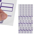thumbnail image 4 of Unique Bargains P-Type Handwritten New Model Gift Stickers 3.31"x1.02" 6 Pcs Purple, 4 of 5
