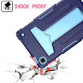 thumbnail image 5 of Epicgadget Case for Samsung Galaxy Tab A7 Lite 8.7 Inch SM-T220/SM-T225 Released 2021 - Dual Layer Hybrid Protective Case Cover with Kickstand (Navy Blue/Light Blue), 5 of 5