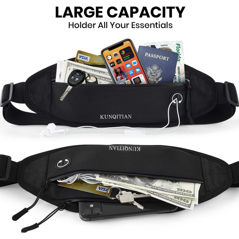 Fanny Pack for Women Men Water Resistant Small Waist Pouch Slim
