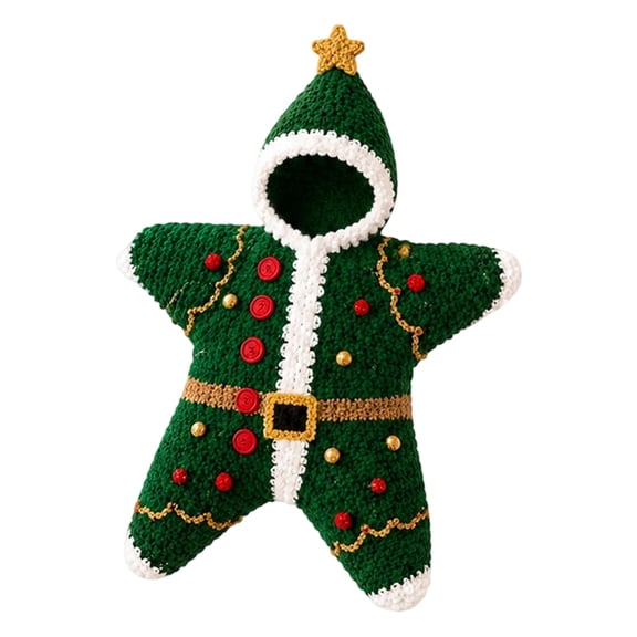 Generic Starfish Baby Outfit Funny Halloween Christmas Wearable Blanket Knit Onesie