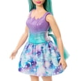 thumbnail image 3 of Barbie Unicorn Doll with Turquoise Fantasy Hair, Pastel Outfit, Curvy Body Type & Unicorn-Themed Accessories, 3 of 5