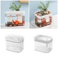 thumbnail image 2 of Modern Small Aquarium with USB Air Pumps Safe Plastic Fish Tanks Easy to Clean For Office Home Desktop Decoration, 2 of 13