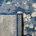 thumbnail image 5 of SAFAVIEH Courtyard Lorinda Abstract Indoor/Outdoor Area Rug, Navy/Beige, 6'7" x 6'7" Square, 5 of 9