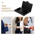 thumbnail image 2 of Miangastore Business Card Holder Box Desk Business Card Storage Box Portable Office Cards Box, 2 of 8