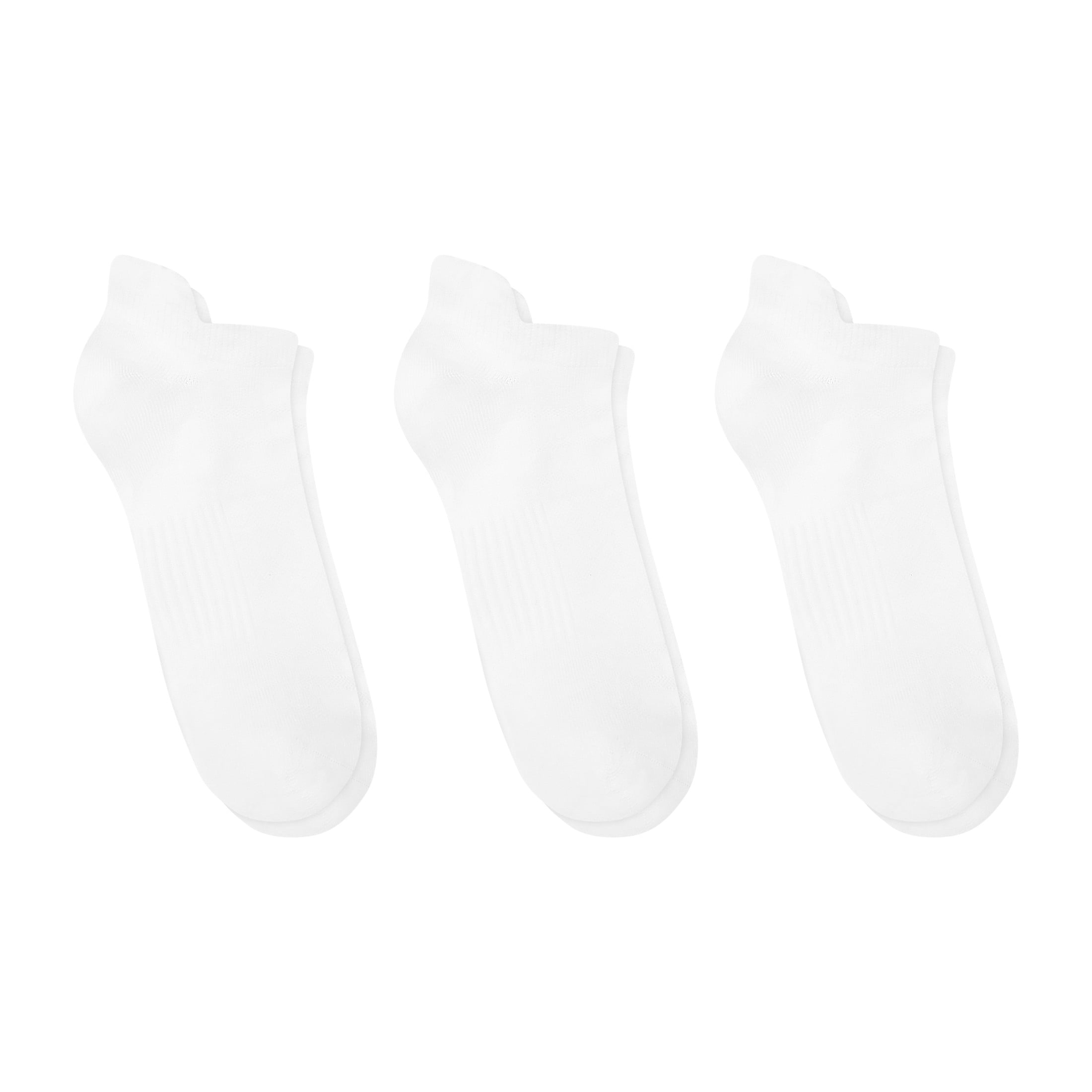 Hanes Mens No-Show Socks Value Pack, 3-Pack, Moves X-Temp 360-Degree Stretch Socks with Heel Shield