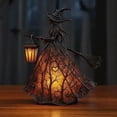 thumbnail image 5 of Halloween Witch Lamp, Spooky Gothic Witch Lamp Night Light with Warm Light, Spooky Decorative Standing Night Light, Unique Halloween Party Lighting Decorations Indoor (6.88IN), 5 of 10