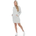 thumbnail image 3 of White Mark Women's Hoodie Sweatshirt Dress, 3 of 5