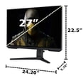 thumbnail image 2 of Samsung Odyssey QHD 27-Inch Gaming Monitor | 2560x1440 | 165Hz | G-Sync & FreeSync | HDR10 (LS27AG500PNXZA), 2 of 5
