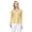 Honey, variant on YEMAK Women's 3/4 Sleeve V-Neck Stripe Regular Fit Button-Down Sweater Cardigan-MAUVE-M
