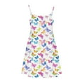 thumbnail image 6 of ATOGUTA Big Girls Dresses Sleeveless Cami Dress Kids Casual Crewneck Loose Beach Dresses Size 4T-14, Multicolor, 6 of 6